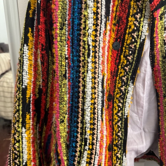 FORTE FORTE BLOUSON JACQUARD PARAISO JACKET - FIESTA - Picture 8 of 10